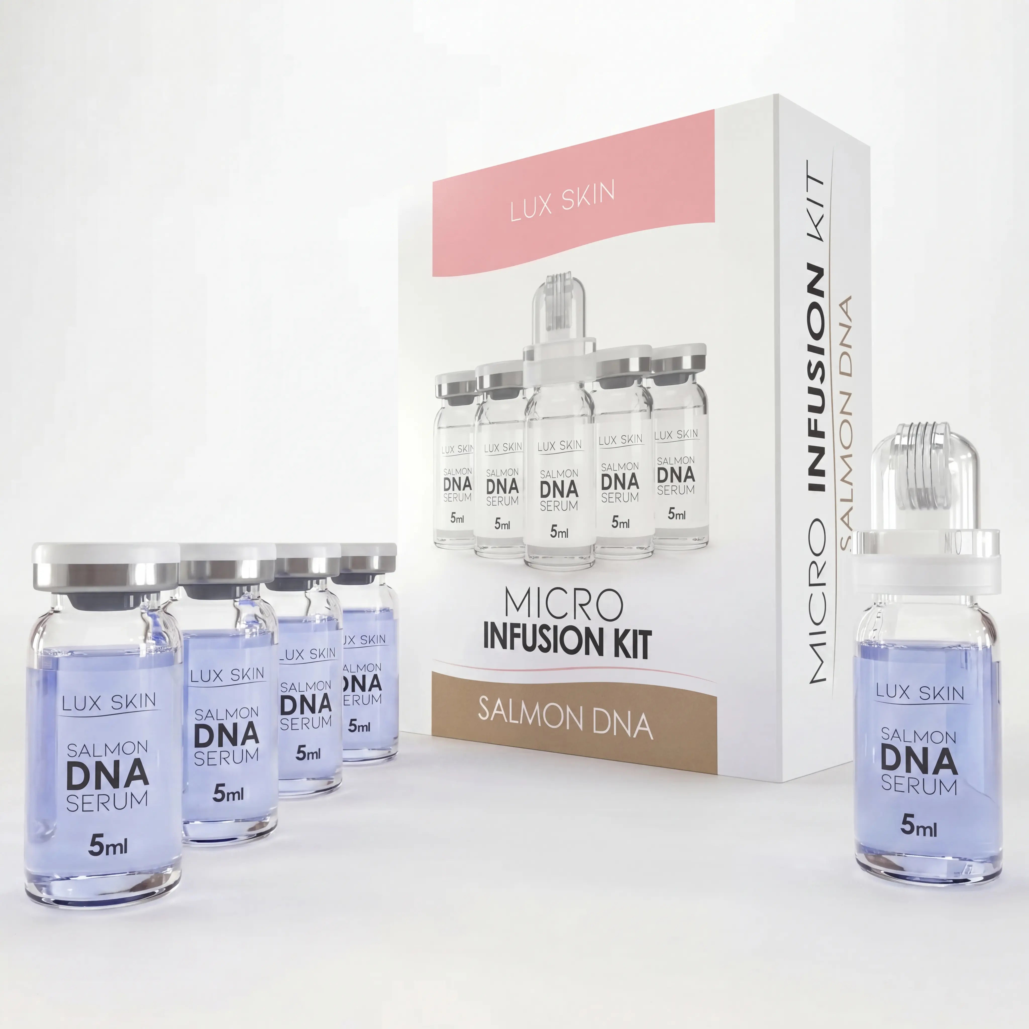 LUX SKIN Micro Infusion Kit with Salmon DNA + GHK-Cu LUX SKIN Micro Infusion Kit with Salmon DNA + GHK-Cu